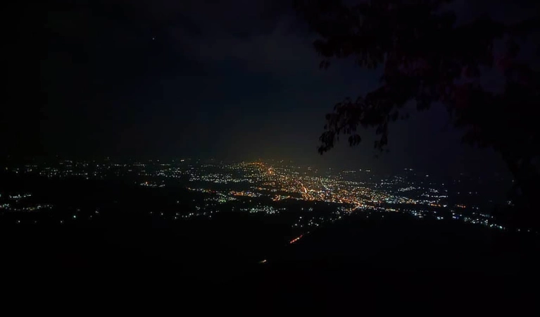 night view of Mettupalayam view point