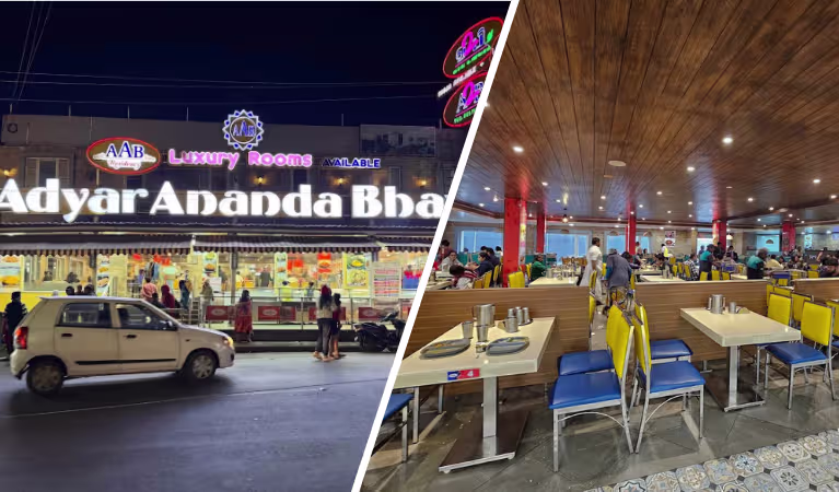 Adyar Ananda Bhavan (A2B)- a popular veg restaurant in Ooty